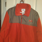 VTG NFL Tampa Bay Buccaneers Full Zip Jacket Size Large 2 Inside stash pockets