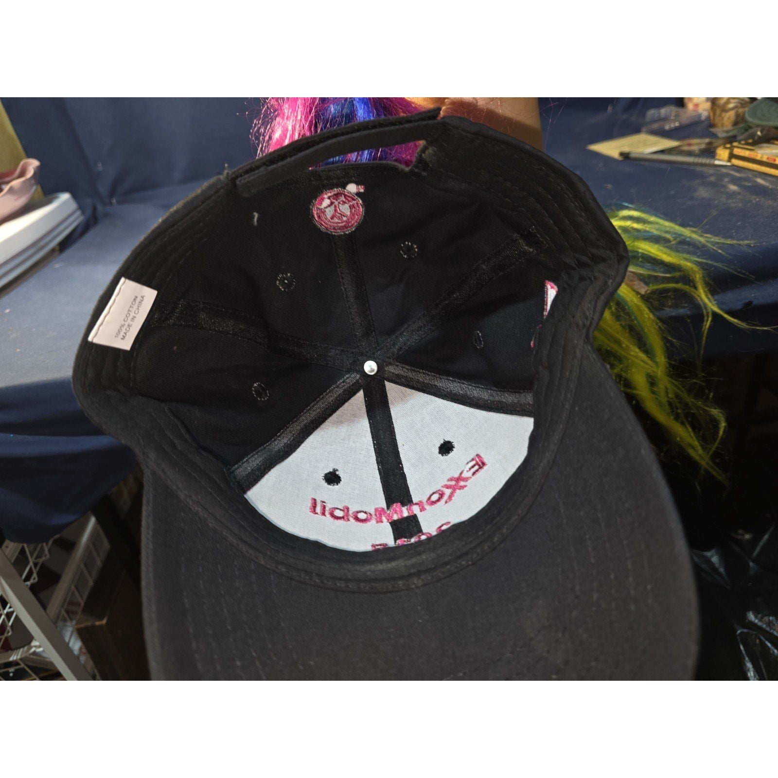 ExxonMobil United Way Hat Employees Changing Lives Pink Pegasus Black Free Ship