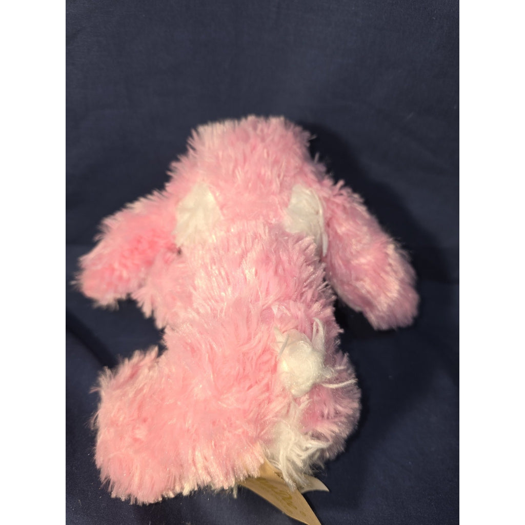 Dan Dee Super Soft Rabbit Plush 8” Collectors Choice Pink Stuffed Toy Free Ship
