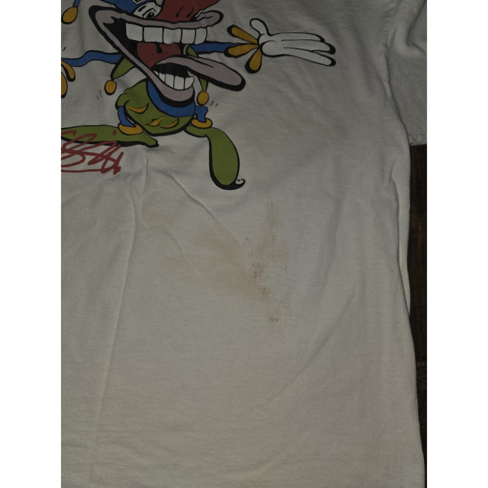 Vintage Rare 90s Mossimo Jester T-Shirt Single Stitch Made in USA Skater Surfer