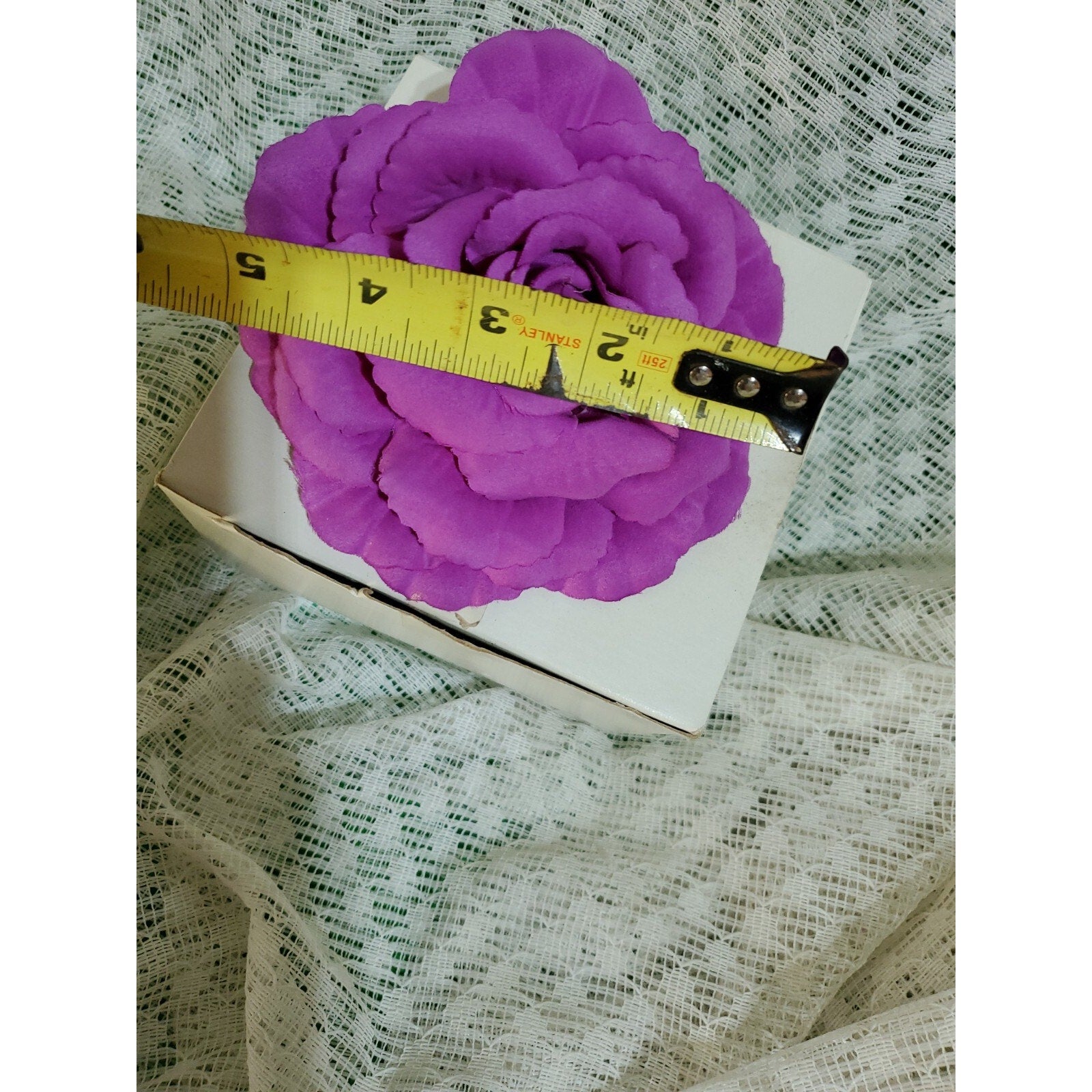 Vintage Corsage Wedding Prom purple lavender tone Rose Corsage