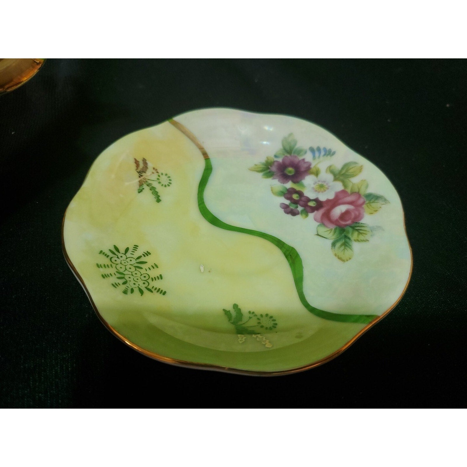 Vintage Fine China From Japan Tea Cup & Saucer Floral Pattern