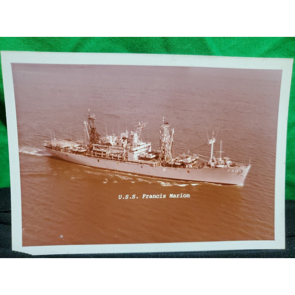 United States Navy USS Francis Marion LPA249 Original Photo Print 5 X 3.5