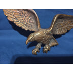 Vtg Eagle Wall Plaque Mount Vernon VA Cast Copper Finish Americana Souvenir 9"