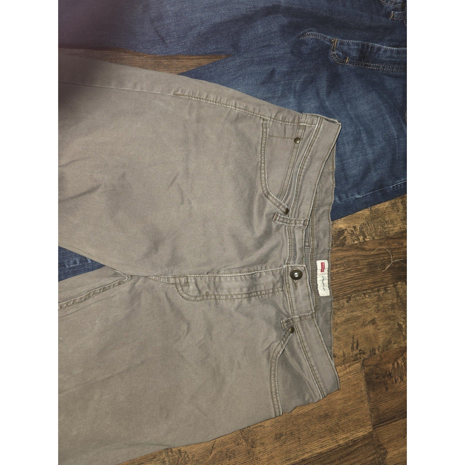 Lot of 2 Wrangler Men’s Pants 34x30 - Relaxed Fit Jeans & Straight Twill Pants