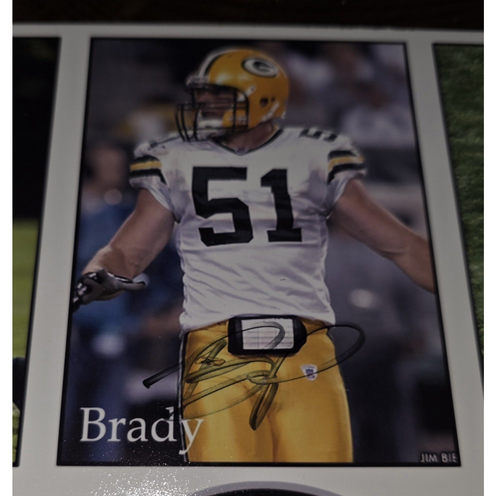 Brady Poppinga Multi-Signed 2007 Poppinga Experience Card - Green Bay Packers