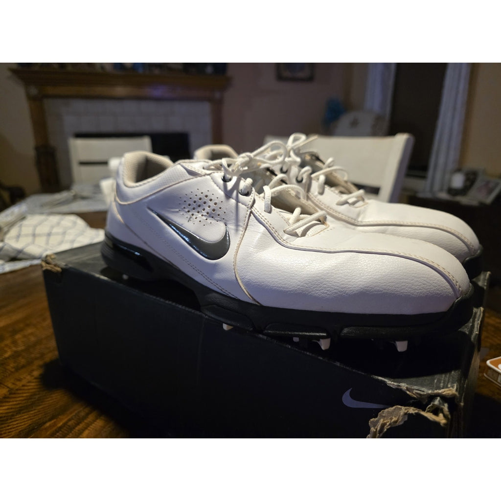 Nike Durasport III 3 Soft Spike Golf Shoes White/grey 628527-101 Mens Size 111