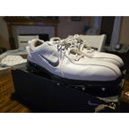 Nike Durasport III 3 Soft Spike Golf Shoes White/grey 628527-101 Mens Size 111