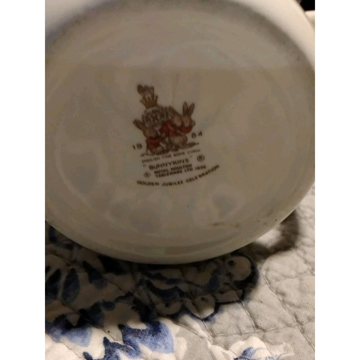 1936 Royal Doulton Bunnykins Fine Bone China Children Mug Two Handled