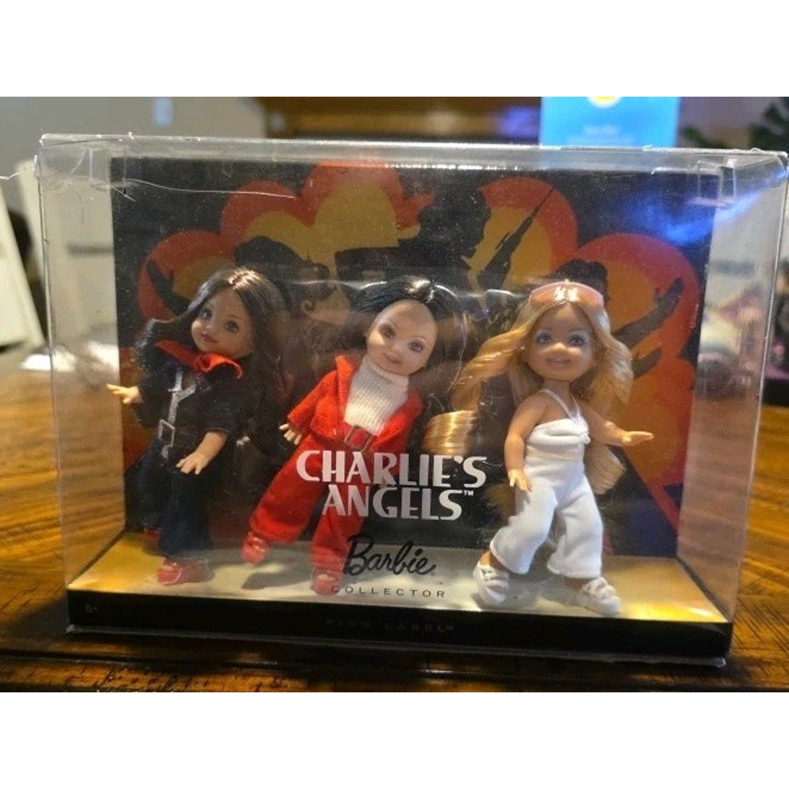 VINTAGE 2009 MATTEL CHARLIE'S ANGELS BARBIE COLLECTOR PINK LABEL FASHION DOLLS