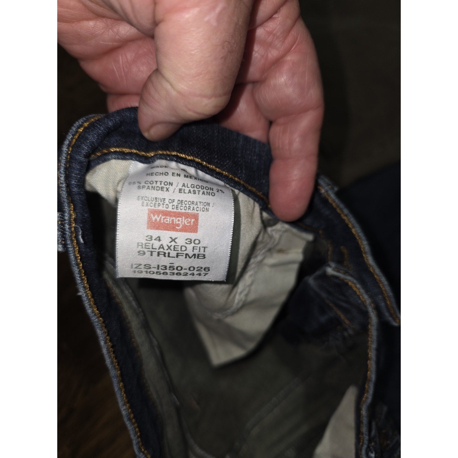 Lot of 2 Wrangler Men’s Pants 34x30 - Relaxed Fit Jeans & Straight Twill Pants