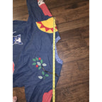 Vintage 70-80s Cat Patchwork Smock Top - XL - Boho Lagenlook Pullover