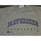 Vtg Dallas Mavericks NBA Authentic Lee Sleeveless Shirt Men's Gray Sz XL USA