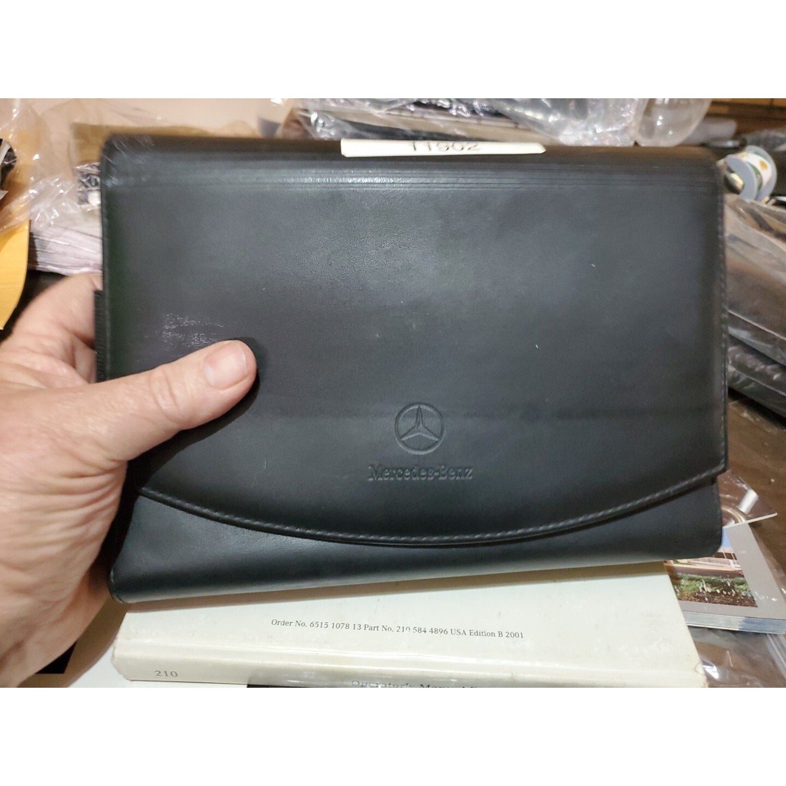 2001 E-Class Mercedes-Benz Owner's Manual Book Case Black GENUINE OEM All Books