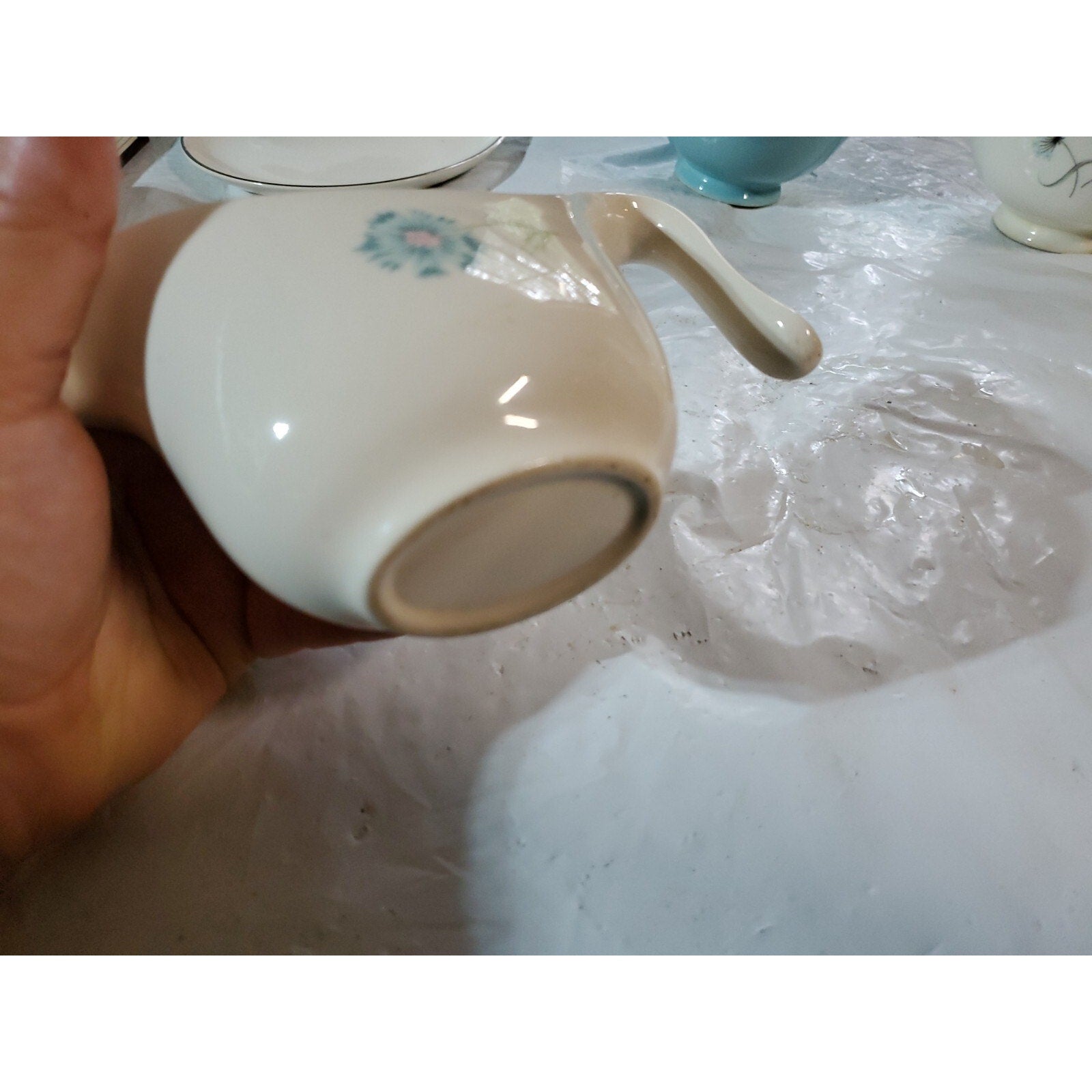 Vintage Smith & Taylor Boutonniere Ever Yours Creamer Server Gravy Boat