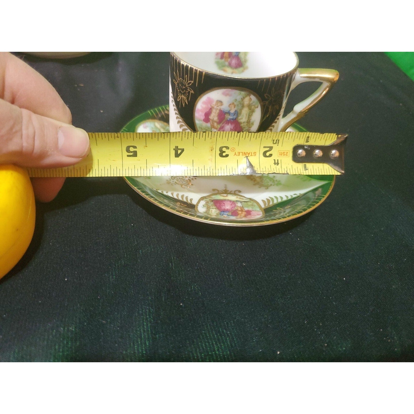 Vintage Royal Sealy China Cup and Saucer Rare Collectible Gold Trim