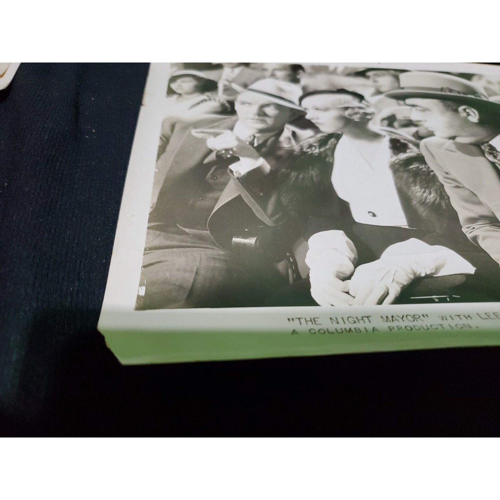 VNTG Orignal 1932 Press Release Photo The Night Mayor - A Columbia Production