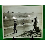 US Navy 8x10 Vintage Rare Photo WW2 Navy Ships Beach Landing 1939 Russia
