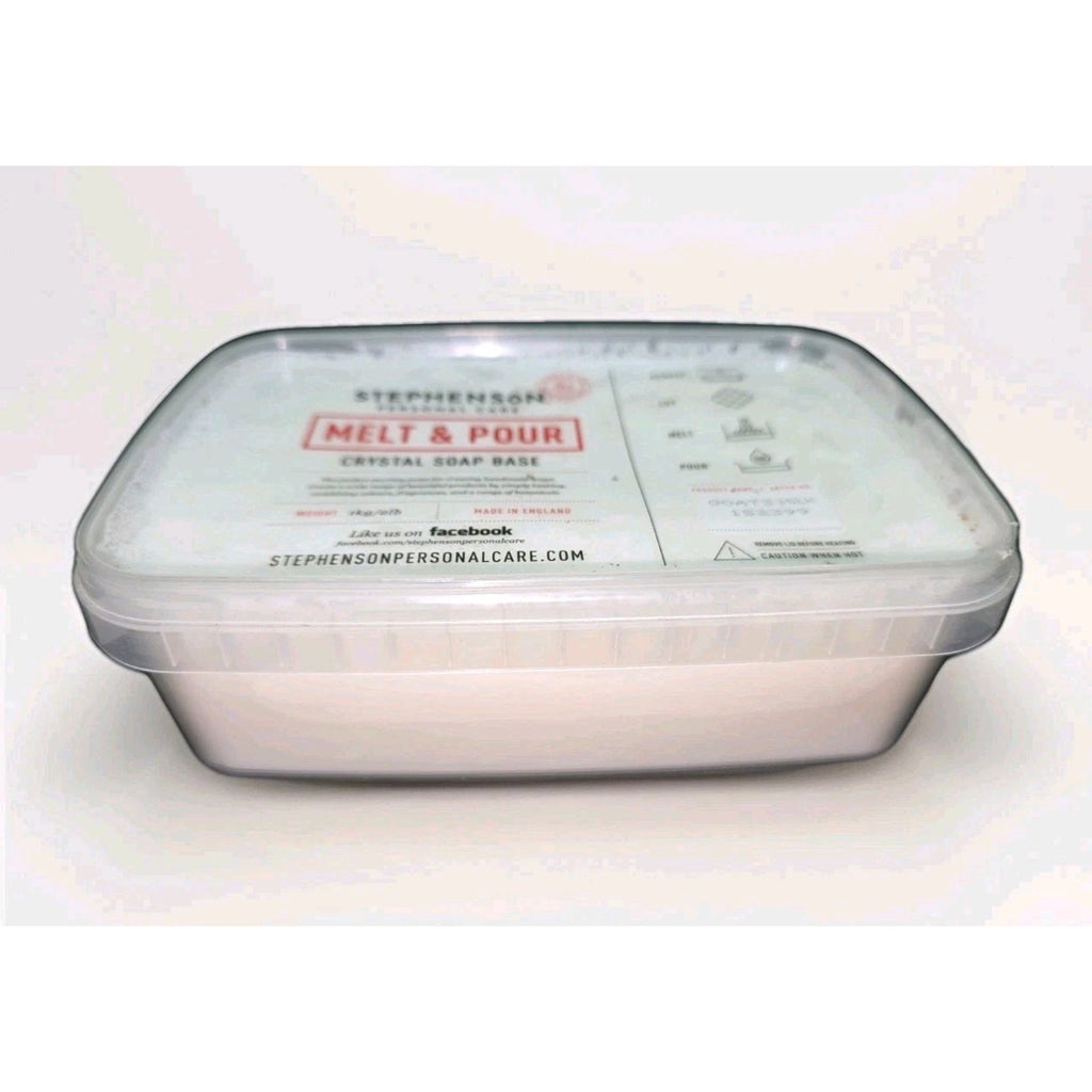 2 LB - GOATS MILK Soap Base by Stephenson Personal Care Melt and Pour