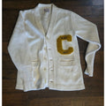 VTG East-Tenn Letterman Cardigan Sweater Golden Girls C Patch Rockabilly