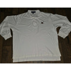 Polo Golf Ralph Lauren Shirt Men XL White Collard Long Sleeve Golf Crest Logo