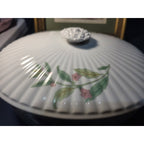 Herbs & Spices by Shafford Large Oval Porcelain Covered Casserole Dish 3 1/4 Qt
