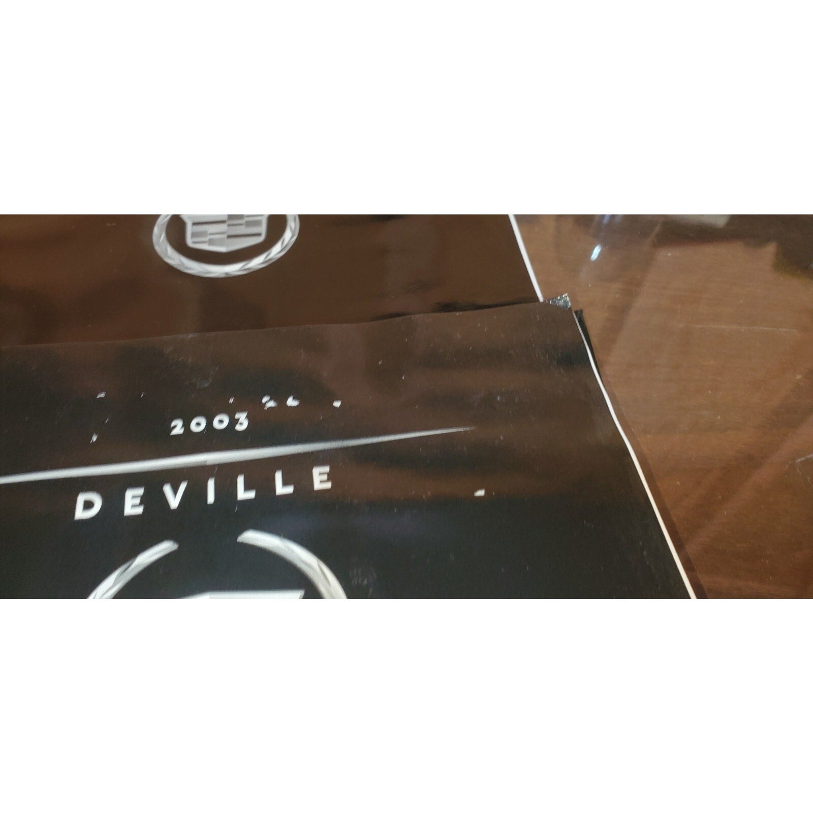 CADILLAC LEATHER CASE 2003 DEVILLE OWNER'S MANUAL GENUINE OEM