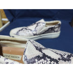 Steve Madden Shoes Womens Size 8M Snake Print Slip On Platform Casual Gills-C