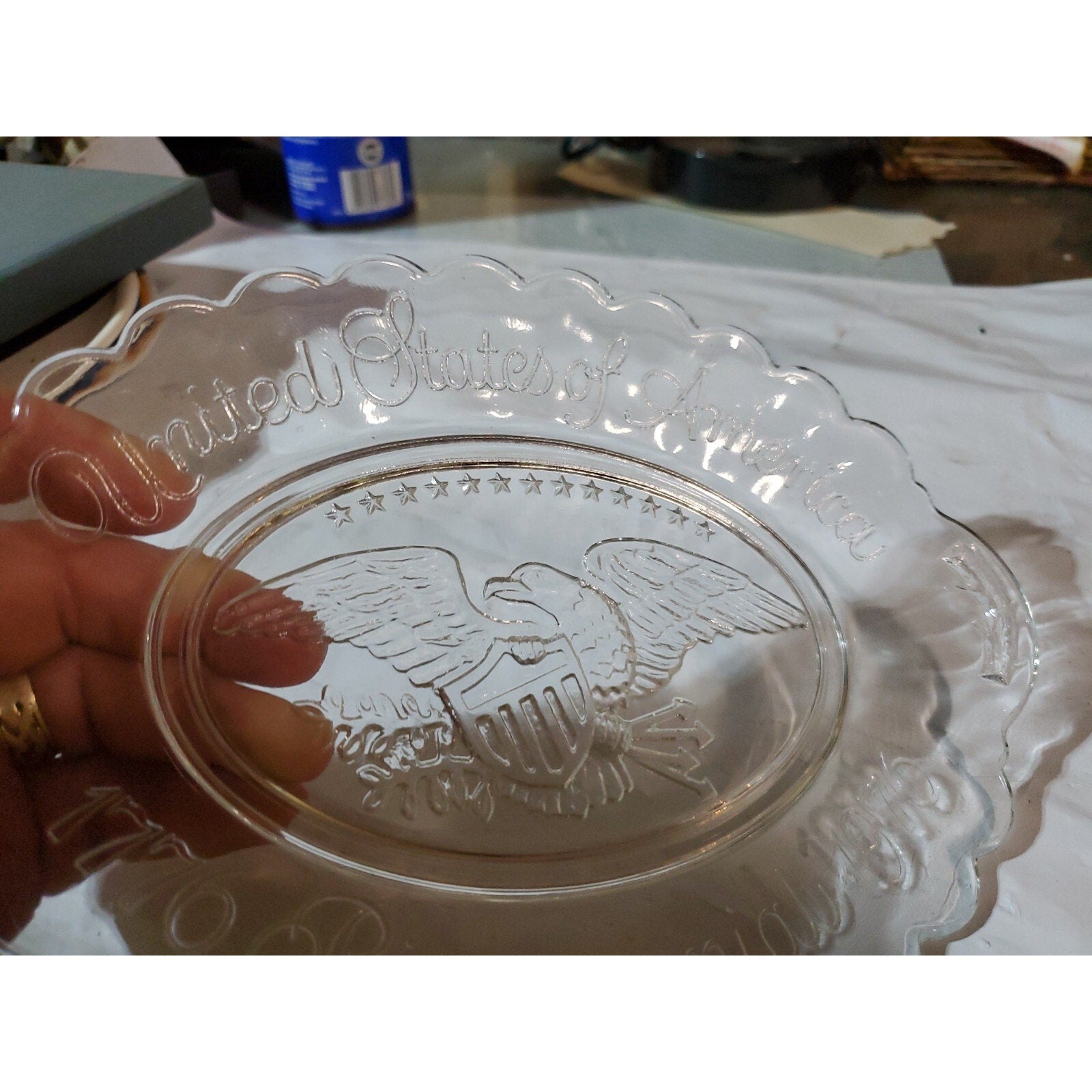 Avon United States of America Bicentennial 1776-1976 Oval Plate 9"