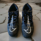 Nike Alpha Menace 3 Shark Football Cleats Black Grey CV0582-010 Men’s Size 10