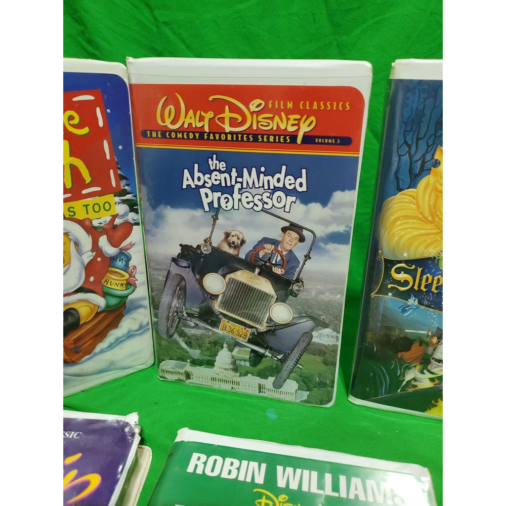 Walt Disney VHS Movies Lot of 6 Classics