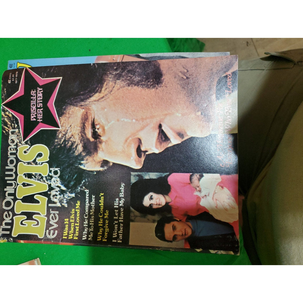 Vtg Elvis Presley Magazine Lot of 4 Rare Magazines & 1-TV Guide The King Music