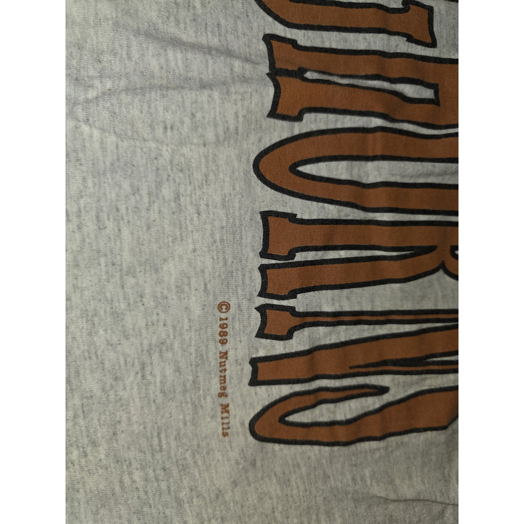 Vintage Texas Longhorns Pocket T shirt 1980’s M Single Stitch Nutmeg Made USA