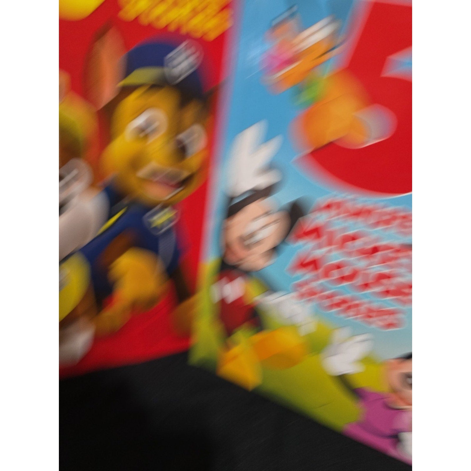 5-Minute Stories Mickey Mouse & Paw Patrol Books - Hardcover Good Condition