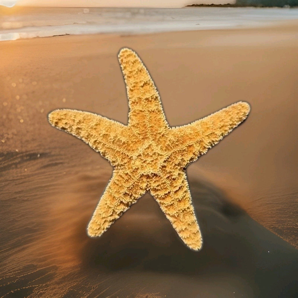 1 LARGE GENUINE 5 1/2 " Starfish Beach House Decor Fish Display Arts & crafts