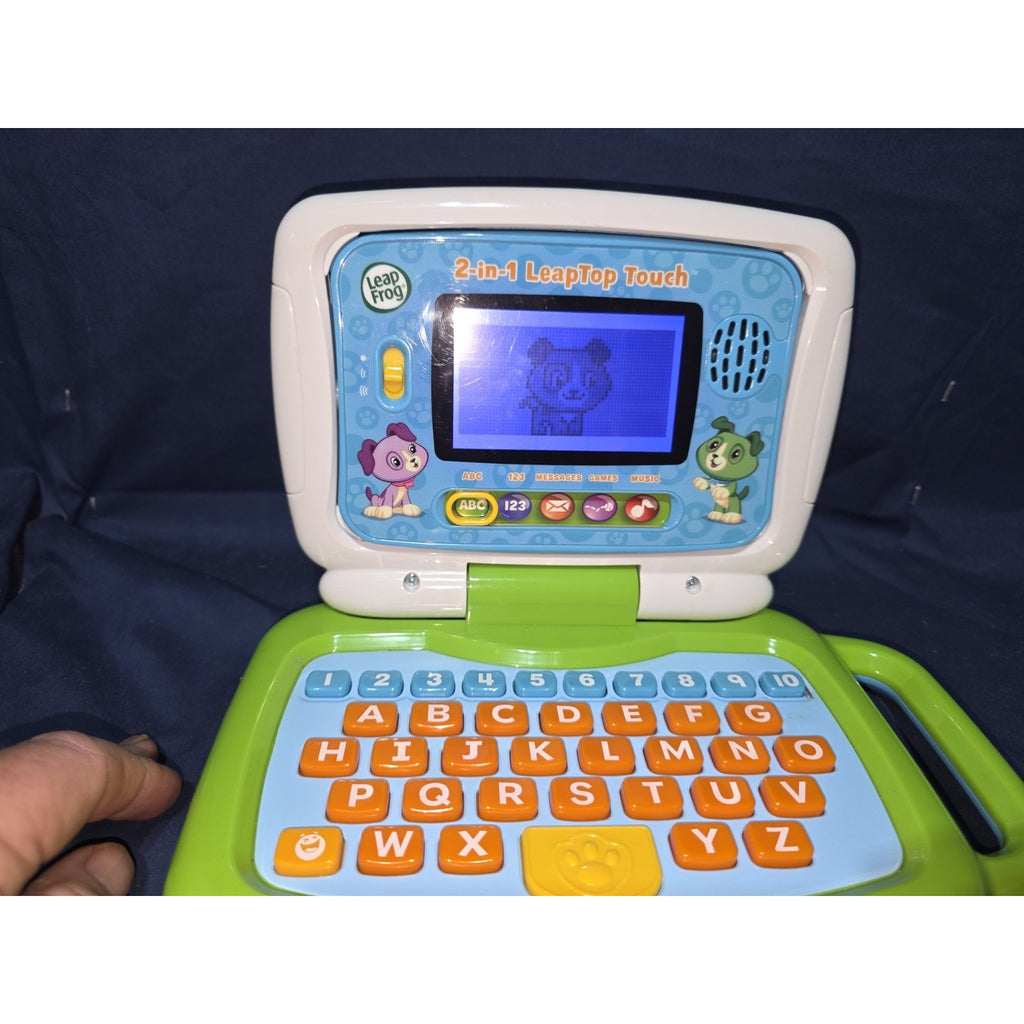Lpt of 2 LeapFrog 2-in-1 LeapTop Touch Laptop Learning 100 Words Toy ABCs 123s