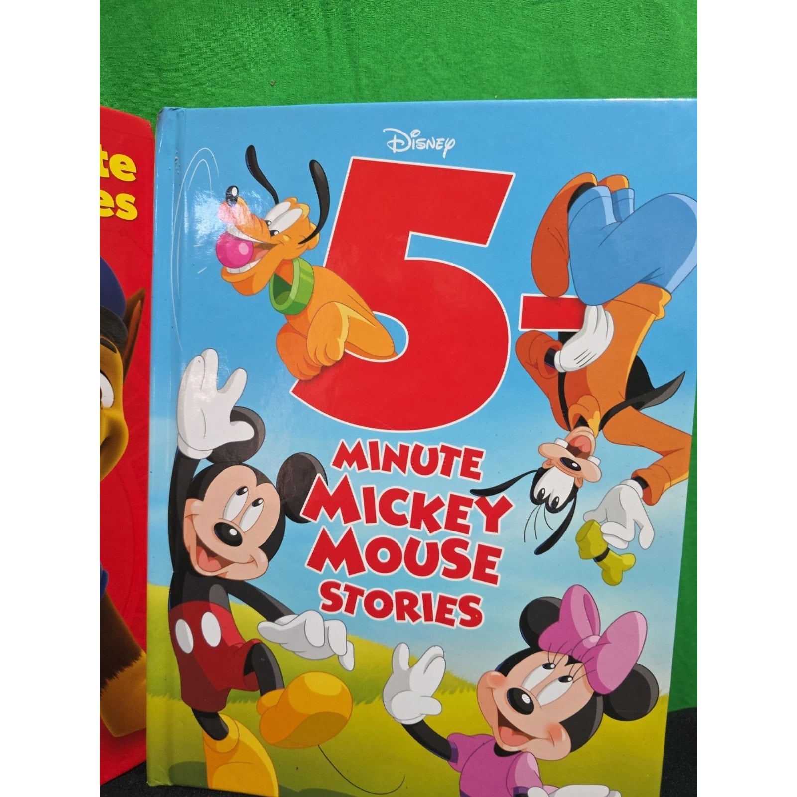 5-Minute Stories Mickey Mouse & Paw Patrol Books - Hardcover Good Condition