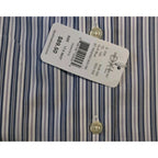 Rochester Men's Striped Long Sleeve Shirt Egyptian Cotton Size 17.5 38/39 New