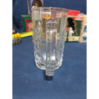 Mikasa Winter Season Christmas Tree Mugs Crystal Heavy Clear Holiday Mug