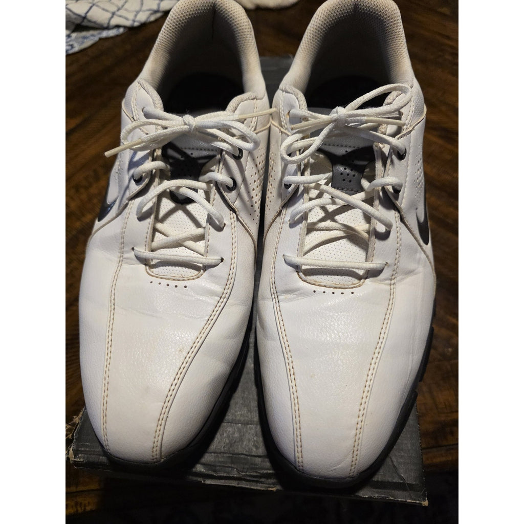 Nike Durasport III 3 Soft Spike Golf Shoes White/grey 628527-101 Mens Size 111