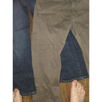 Lot of 2 Wrangler Men’s Pants 34x30 - Relaxed Fit Jeans & Straight Twill Pants