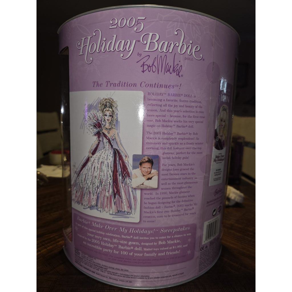 2005 Holiday Barbie Doll by Bob Mackie Mattel G8058