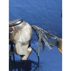 Hand Carved Wood Horse | Perpetual Motion Balancing Display | Vintage 12” High