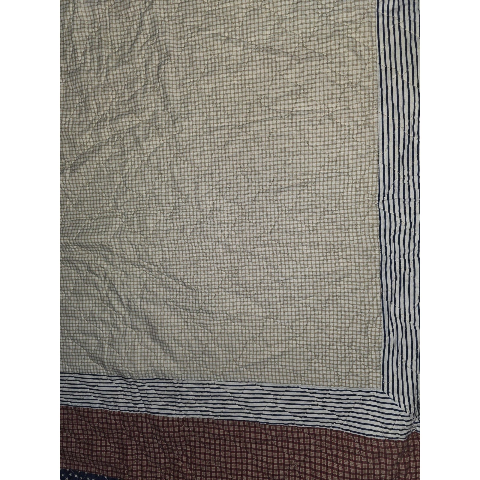 Vintage Texas Lone Star Quilt & Pillow Shams Set | Handmade Patchwork 96x80