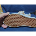 Vans Womens sz 8 Shoes Orange Peach Satin Skate Athletic Satin Lace Up Sneakers
