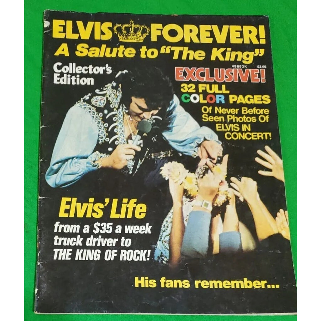ELVIS FOREVER A Salute to "The King" magazine * 1977 * Collectors Edition