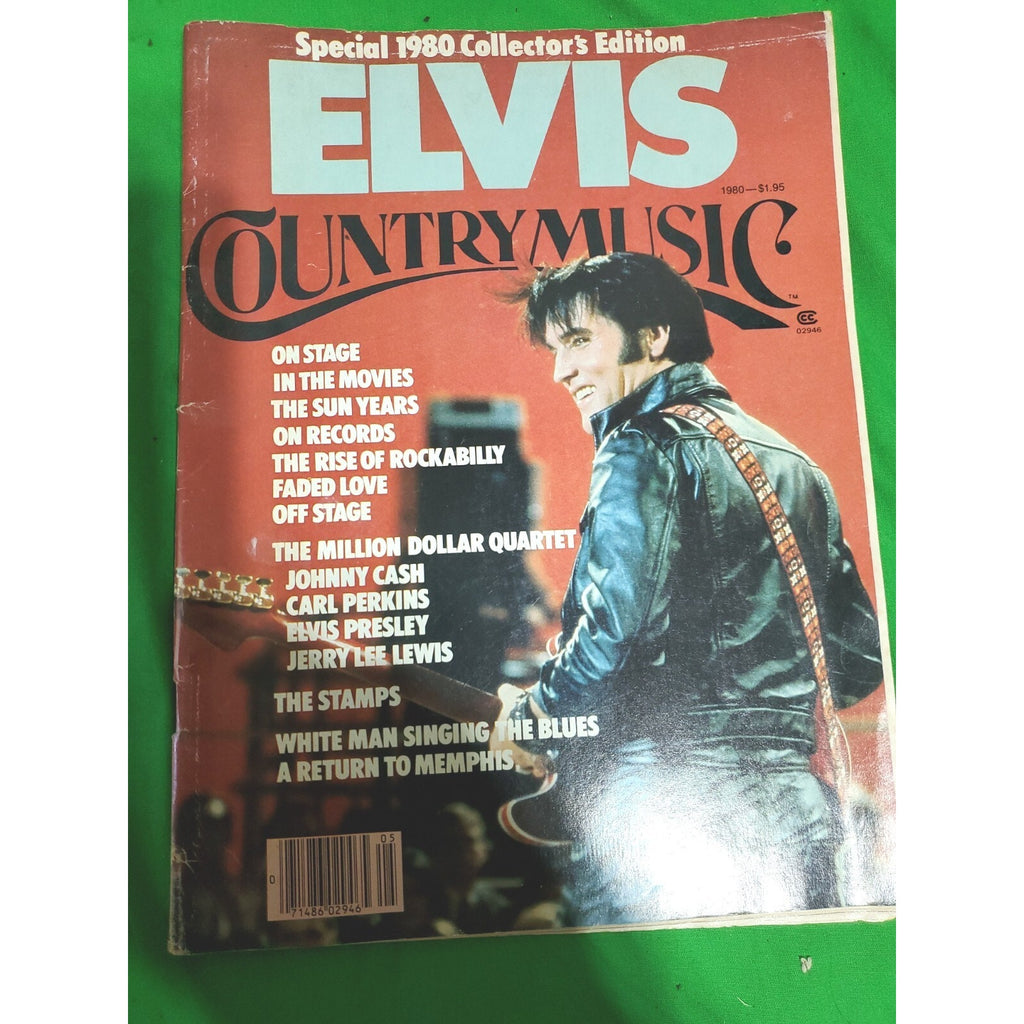 Elvis Presley Country Music 1980 Collector's Edition Magazine
