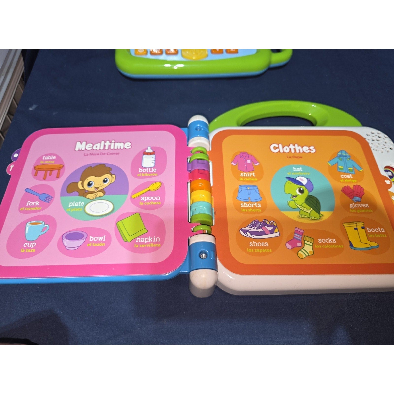 Lpt of 2 LeapFrog 2-in-1 LeapTop Touch Laptop Learning 100 Words Toy ABCs 123s