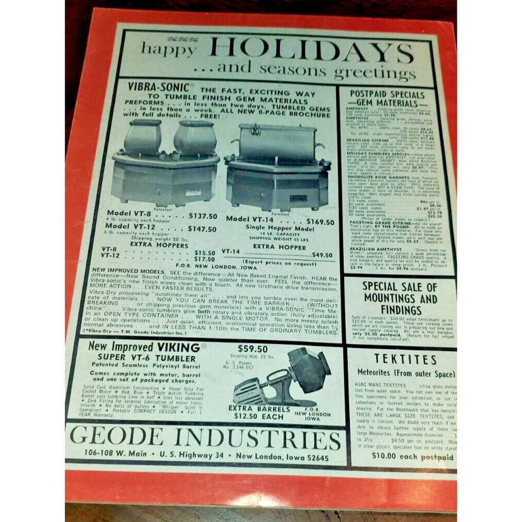 Lapidary Journal Dec 1969 - National Gem Cutting Magazine