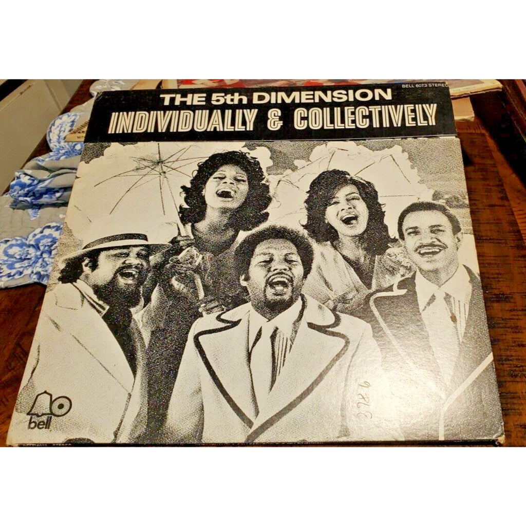 THE 5TH DIMENSION INDIVIDUALLY & COLLECTIVELY VINYL LP ALBUM 1972 BELL RECORDS